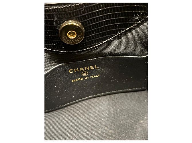 Borsa Chanel 31 Metiers D’art Black Flap Bag con catena Nero - vista 3