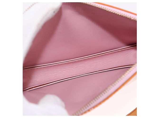 Pochette Louis Vuitton Lexington in pelle lucida Rosa - vista 5