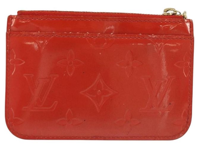 Louis Vuitton Pochette clés NM Monogram Vernis Patent Leather Naranja - vista 2