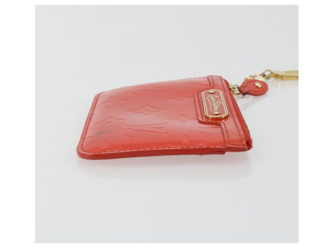 Louis Vuitton Pochette clés NM Monogram Vernis Patent Leather Naranja - vista 3