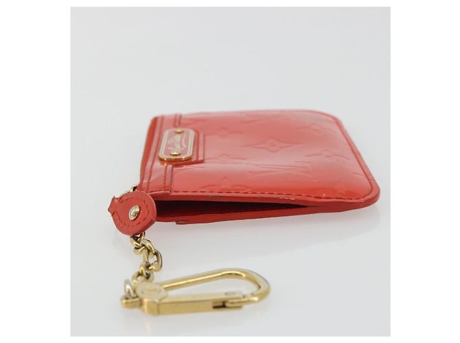 Louis Vuitton Pochette clés NM Monogram Vernis Patent Leather Naranja - vista 4