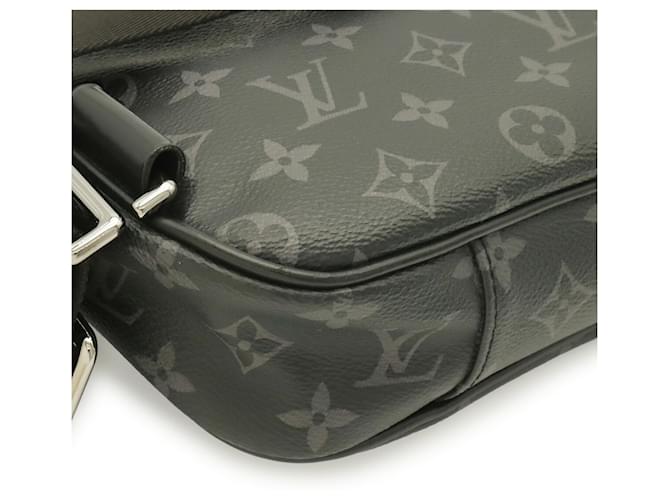Marsupio Louis Vuitton Monogram Eclipse Marrone Nero - vista 4