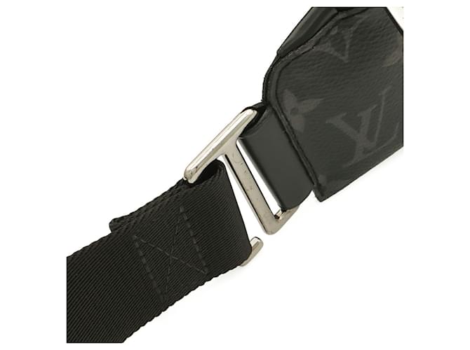 Marsupio Louis Vuitton Monogram Eclipse Marrone Nero - vista 5