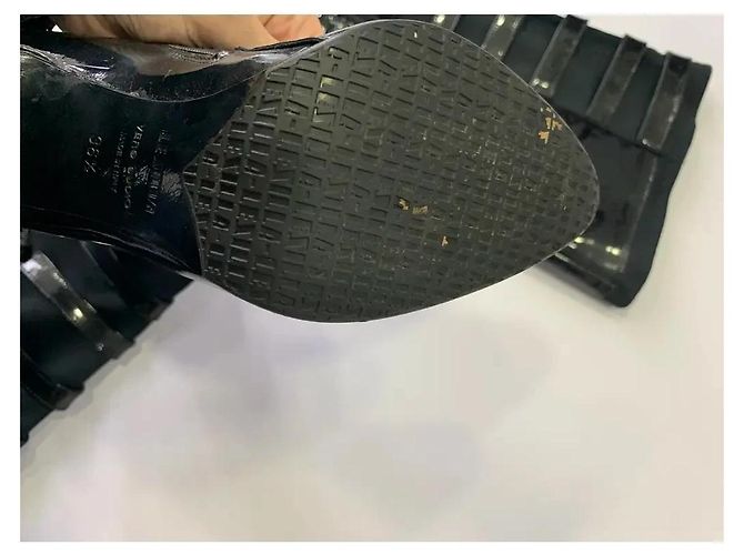 Le Silla Botas altas de charol negro - vista 8