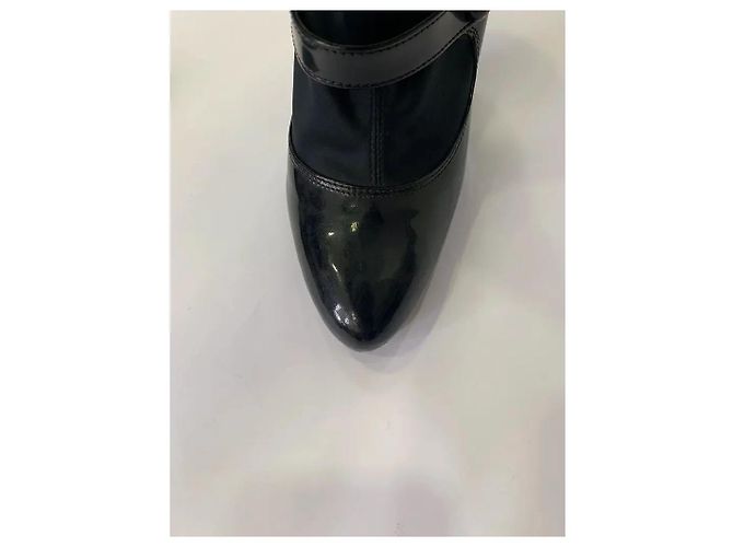Le Silla Botas altas de charol negro - vista 9