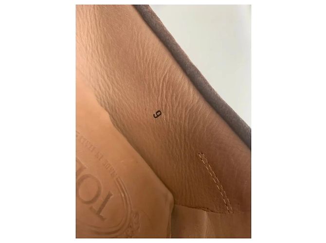 Mocassini Tod's in scamosciato marrone - vista 4