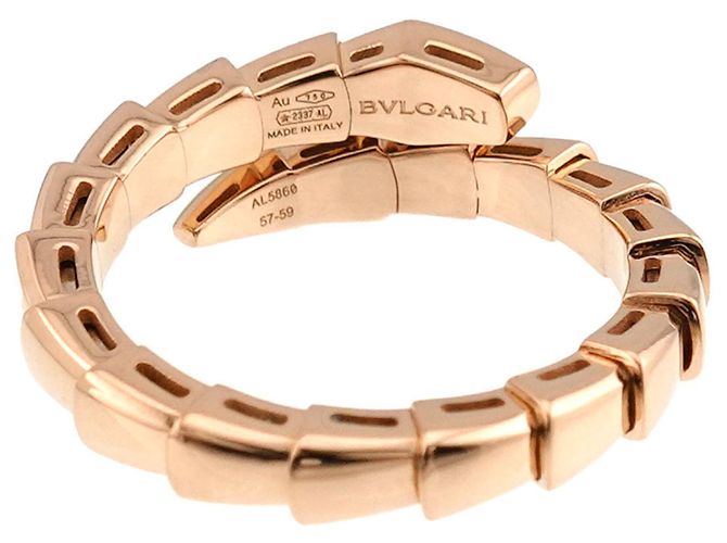 Bulgari Anel de banda Serpenti Viper com diamante Bvlgari - vista 3
