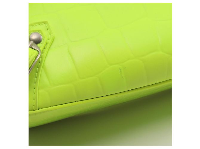 Borsa a 2 vie Balenciaga Neo Class City Mini Neon Color Giallo - vista 5