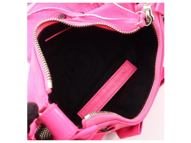 Borsa a tracolla Balenciaga LE CAGOLE XS Ribbon Rosa - vista 3