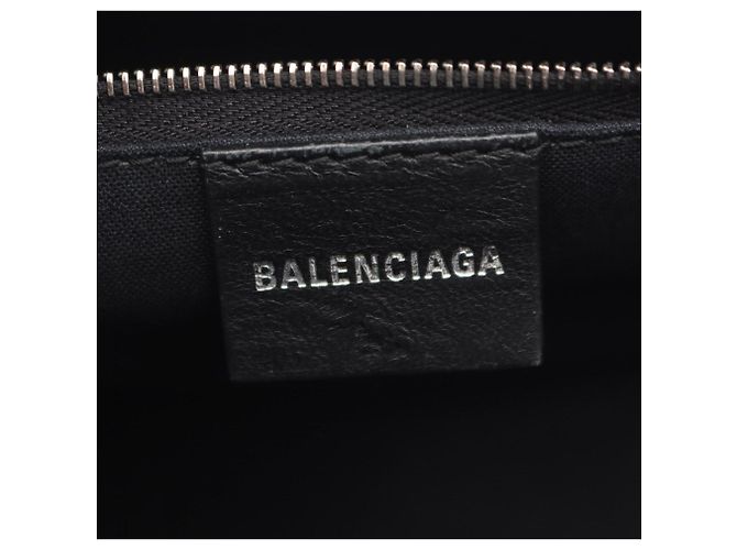 Borsa a mano 2-Way Signature Small Shopper Balenciaga Marrone Nero - vista 4