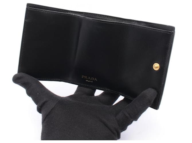 Prada VITELLO MOVE Kompaktgeldbörse Schwarz - Ansicht 3