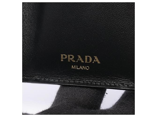 Prada VITELLO MOVE Kompaktgeldbörse Schwarz - Ansicht 5