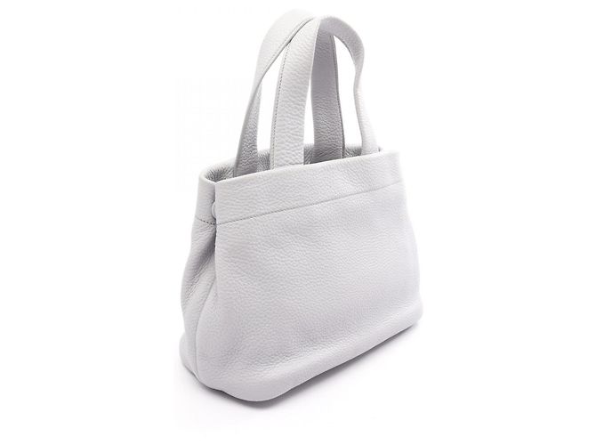 Borsa Tote in pelle VIT DAINO Prada Blu - vista 2