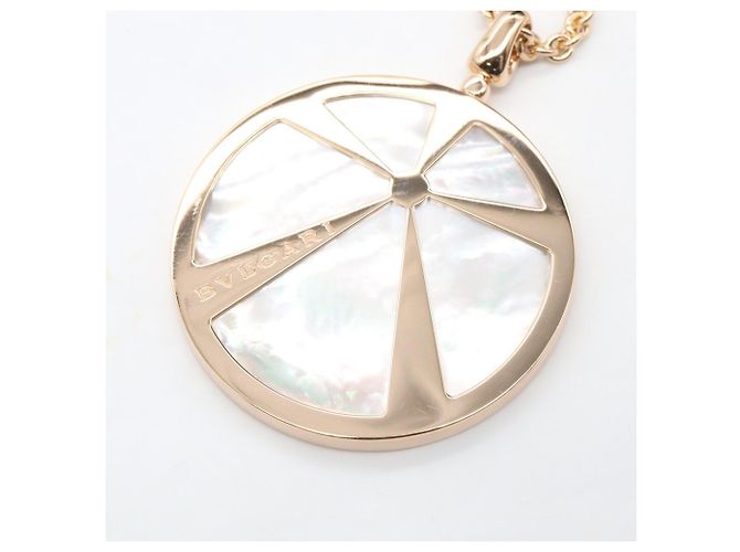 Bulgari Collana Intarsio Bvlgari Bianco D'oro - vista 5