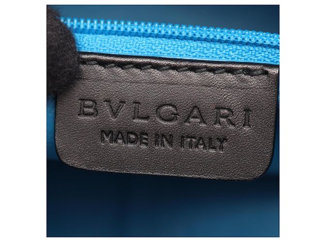 Bulgari Borsa a mano in pelle nera Bvlgari Nero - vista 4