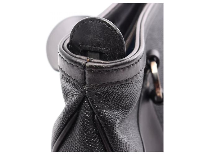 Bulgari Borsa a mano in pelle nera Bvlgari Nero - vista 9