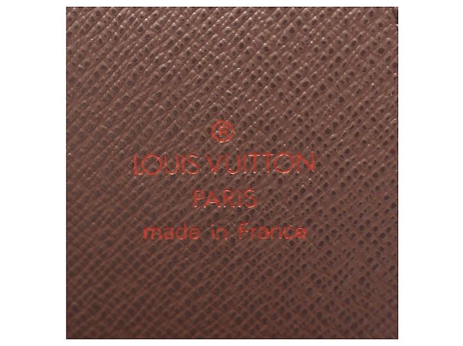Louis Vuitton Damier Ebene Leather Cigarette Case Brown - view 4