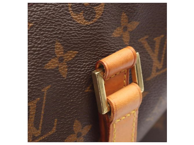 Borsa Cabas Mezzo Monogram Louis Vuitton Marrone - vista 11