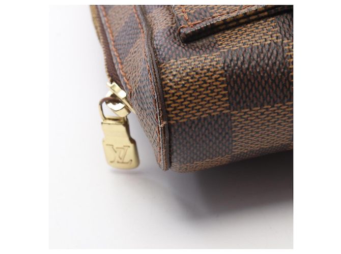 Marsupio Louis Vuitton Geronimos Damier Ebene Marrone - vista 7
