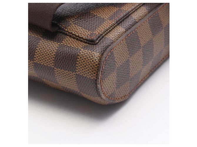 Marsupio Louis Vuitton Geronimos Damier Ebene Marrone - vista 8