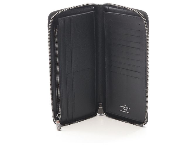 Zippy Louis Vuitton Long Bi-Fold Wallet in Black - view 3