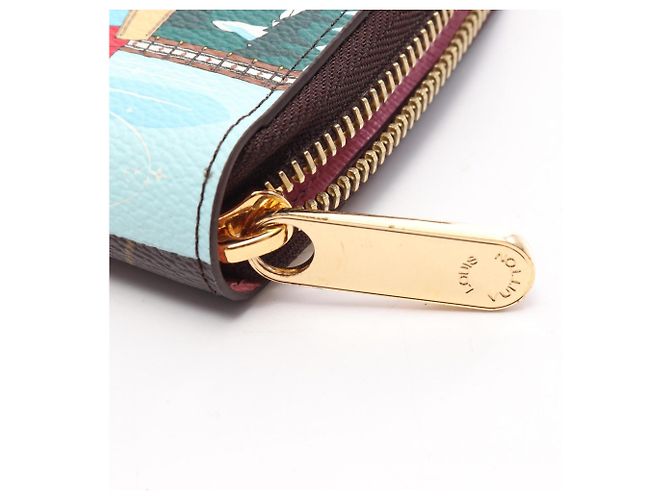 Portefeuille Zippy Louis Vuitton Monogram Vivienne Marron Multicolore - vue 7