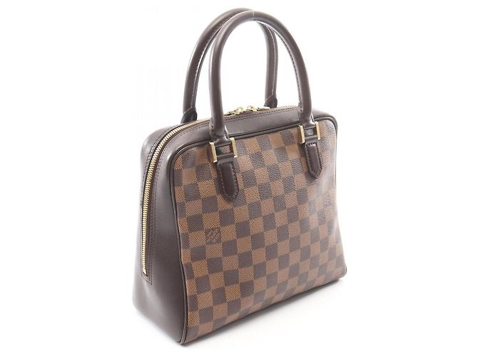 Borsa Louis Vuitton Brera Damier Ebene Marrone - vista 2