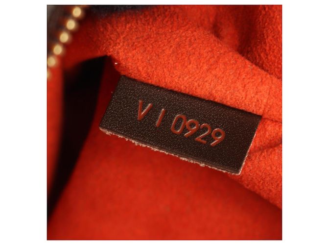 Borsa Louis Vuitton Brera Damier Ebene Marrone - vista 5
