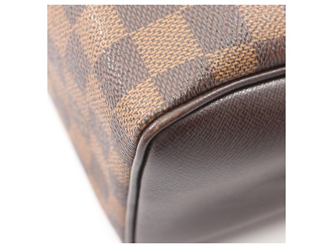 Borsa Louis Vuitton Brera Damier Ebene Marrone - vista 8