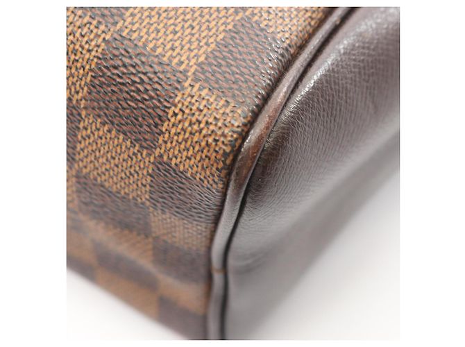 Borsa Louis Vuitton Brera Damier Ebene Marrone - vista 9