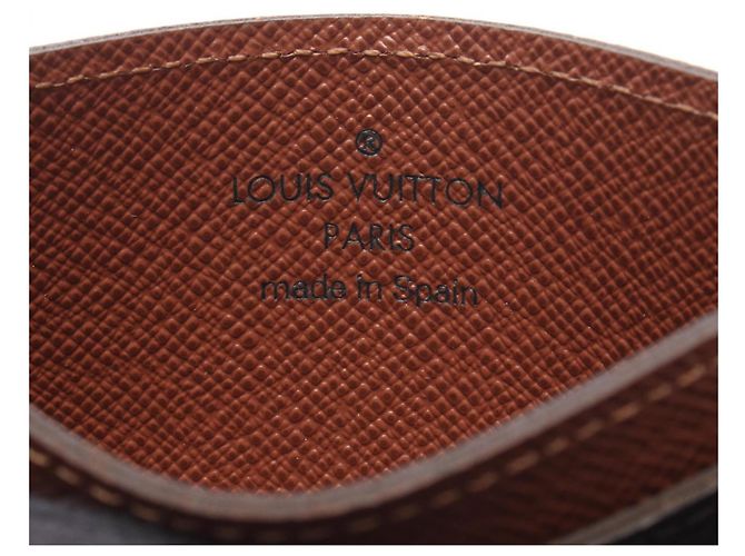 Tarjetero Monogram Simple Louis Vuitton Castaño - vista 4