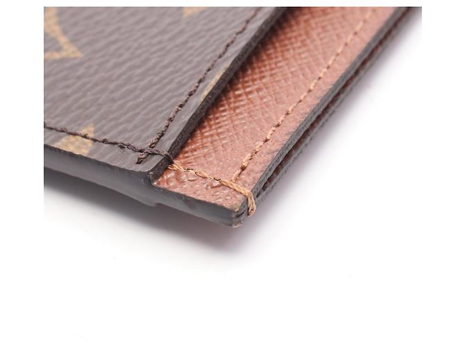 Tarjetero Monogram Simple Louis Vuitton Castaño - vista 5