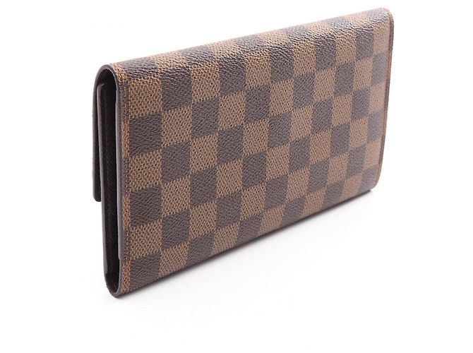 Cartera Louis Vuitton Portefeuille Tresor International Damier Ebene Long Wallet - vista 2