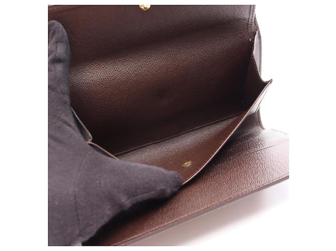 Cartera Louis Vuitton Portefeuille Tresor International Damier Ebene Long Wallet - vista 4