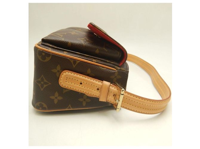 Borsa a Spalla Louis Vuitton Monogram Vivacite MM Marrone - vista 7