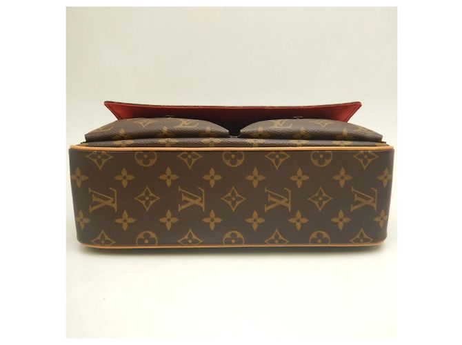 Borsa a Spalla Louis Vuitton Monogram Vivacite MM Marrone - vista 8