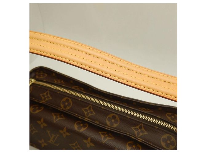 Borsa a Spalla Louis Vuitton Monogram Vivacite MM Marrone - vista 9