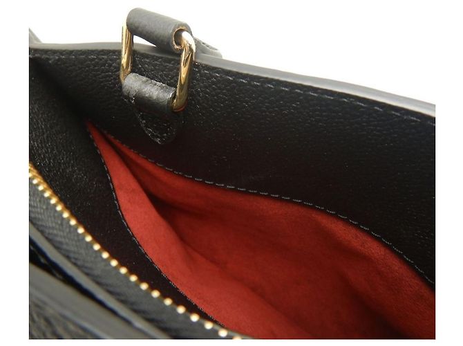 Borsa Louis Vuitton Monogram Empreinte Petit Palais Nero - vista 17