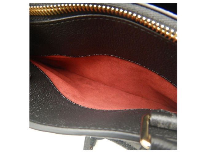 Borsa Louis Vuitton Monogram Empreinte Petit Palais Nero - vista 18