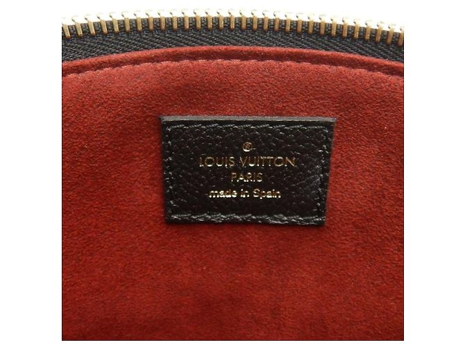 Borsa Louis Vuitton Monogram Empreinte Petit Palais Nero - vista 21