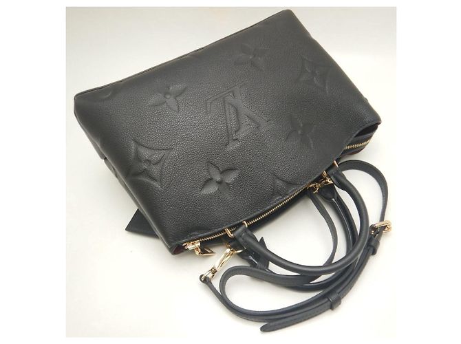 Borsa Louis Vuitton Monogram Empreinte Petit Palais Nero - vista 4