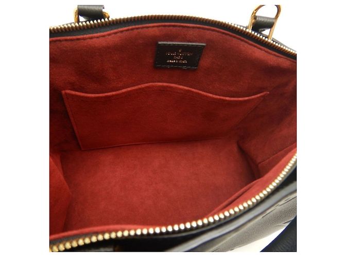 Borsa Louis Vuitton Monogram Empreinte Petit Palais Nero - vista 5