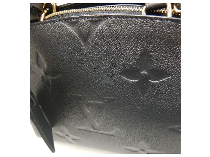 Borsa Louis Vuitton Monogram Empreinte Petit Palais Nero - vista 8
