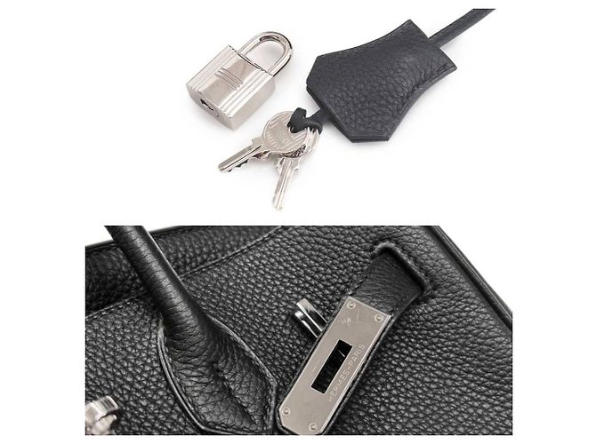 Hermès Borsa Hermes Birkin 30 Togo Black Nero - vista 10