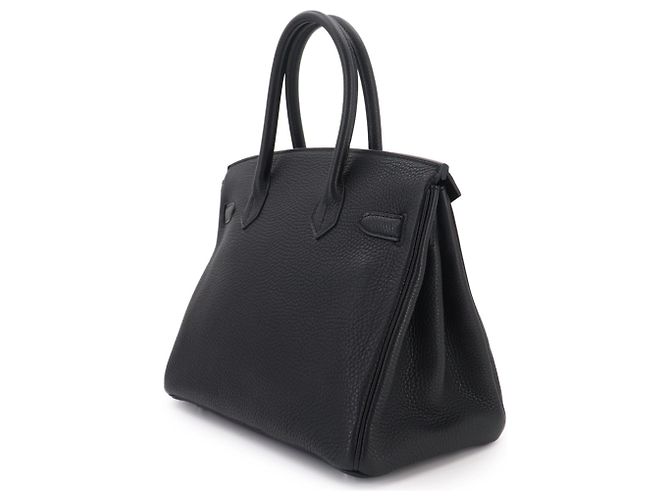 Hermès Borsa Hermes Birkin 30 Togo Black Nero - vista 4