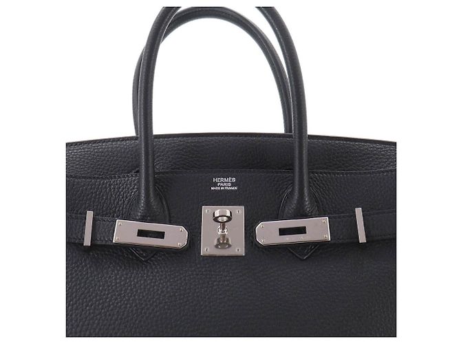 Hermès Borsa Hermes Birkin 30 Togo Black Nero - vista 7