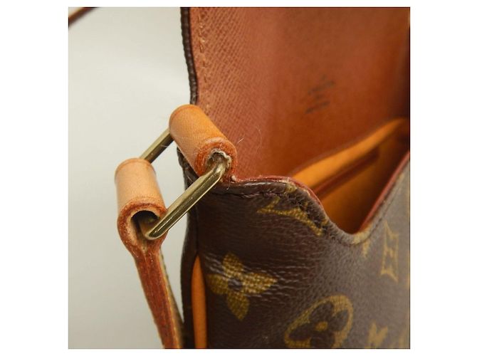 Borsa a tracolla Louis Vuitton Monogram Musette Salsa Marrone - vista 13