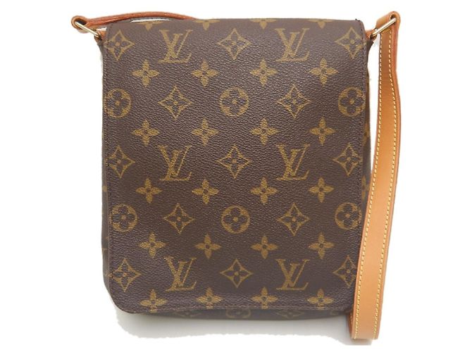 Borsa a tracolla Louis Vuitton Monogram Musette Salsa Marrone - vista 2