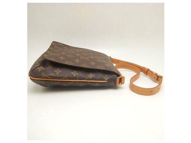 Borsa a tracolla Louis Vuitton Monogram Musette Salsa Marrone - vista 7