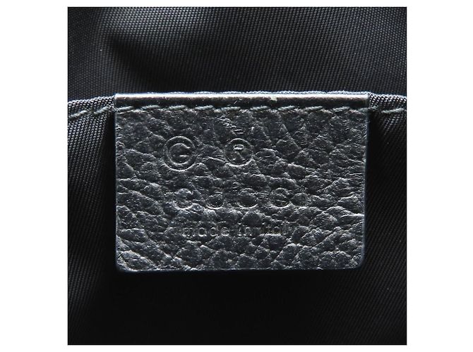 Zaino Gucci 510343 in nylon nero e pelle - vista 10
